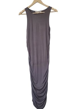 Kenneth Cole New York Gray Sleeveless Maxi Dress